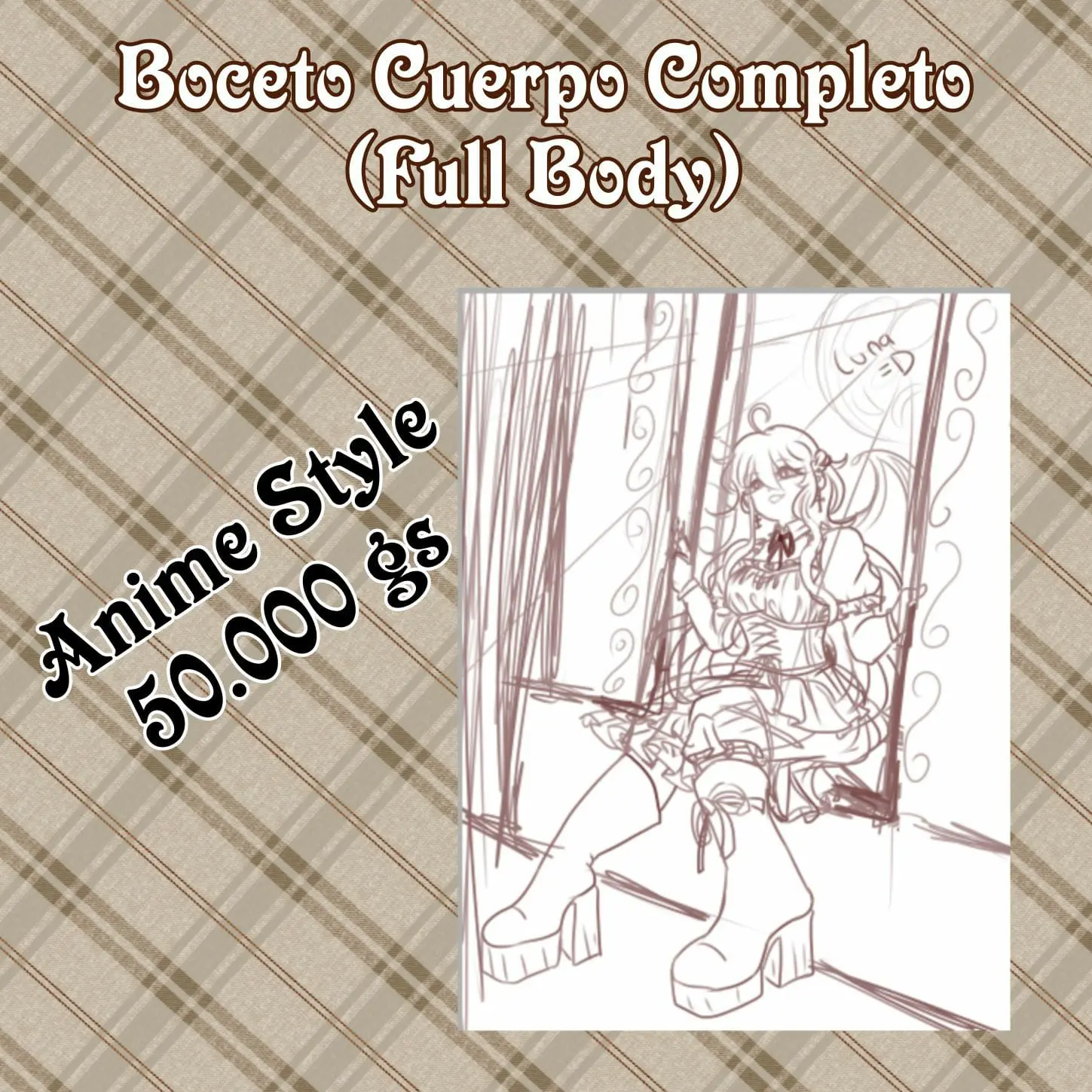 Boceto Cuerpo Completo (Full Body)