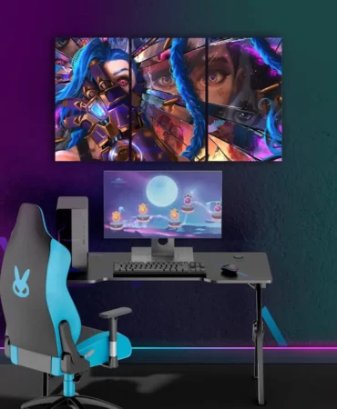 Cuadro Canvas Jinx de League of Legends