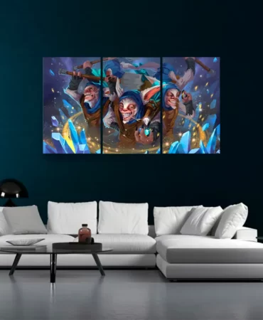 Cuadros Canvas "Meepo" Dota 2 SET 4